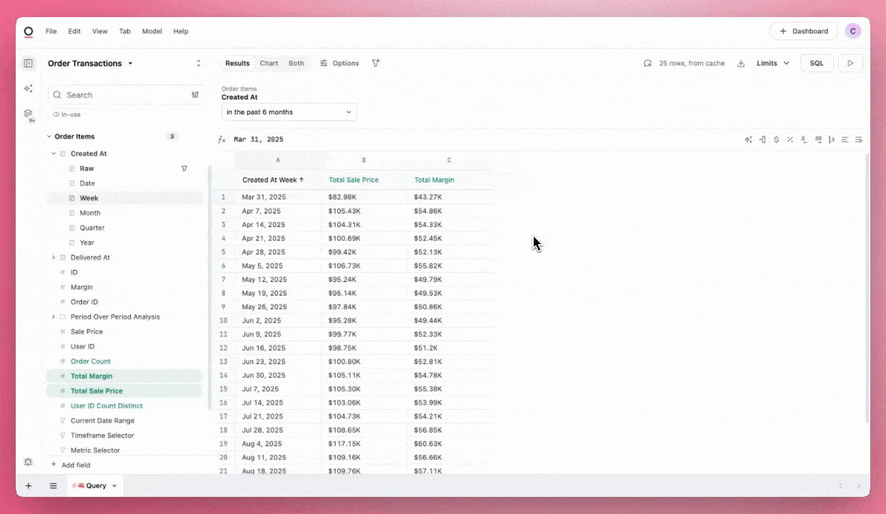 open semantic interchange gif 1 - editing the model from the ui